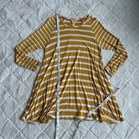 Matilda Jane | Walking on Sunshine Striped Oversized Tunic | Size Small - Picture 8 of 9